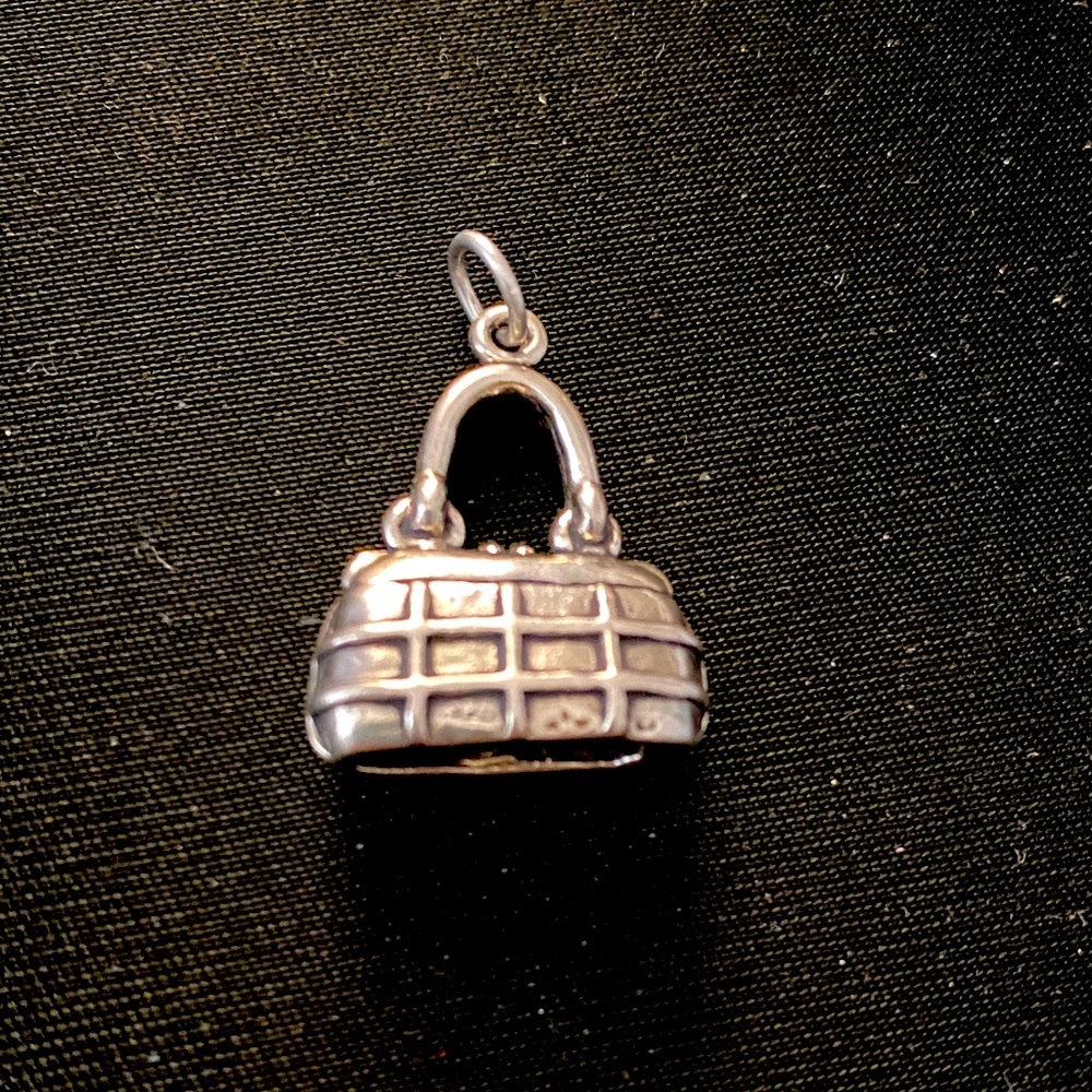 Sterling Silver Purse Charm CHANEL Handbag NWT